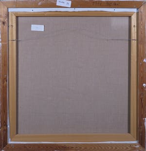 Frans Nicolai - Gemengde techniek op doek, Rood en grijs - Ingelijst kopen? Bied vanaf 100!