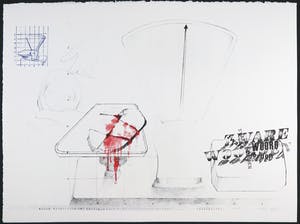 Karla Kaper - Zeefdruk, Witte weegschaal (...) kopen? Bied vanaf 1!