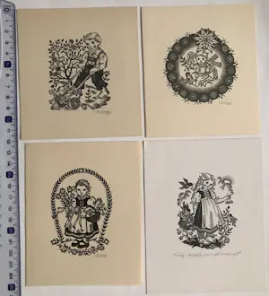 Maria Bauer-Klimbacher - Exlibris. 30 ex-libris en 25 gelegenheidsgrafieken van Maria Bauer-Klimbacher kopen? Bied vanaf 63!