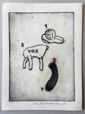 Reinier Lucassen - ets ‘YOX’ - 2004 - oplage 30 kopen? Bied vanaf 95!