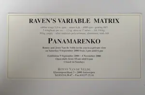 Panamarenko - Artcards en uitnodigingen kopen? Bied vanaf 175!