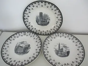 Villeroy en Boch - 3 borden Boch Freres - La Louviere kopen? Bied vanaf 50!