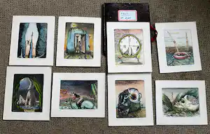 Roger Van Akelijen - kaft met 8 kleurenetsen (c9a) verkauft für € 135!