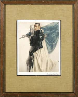 Niet of onleesbaar gesigneerd - Aquatint, Zonder titel verkocht voor € 1!