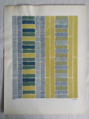 Ton Pape - Abstract. Geometrisch. Vlakken en strepen. kopen? Bied vanaf 35!