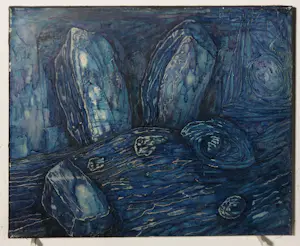 Janus Nuiten - Lot van zes schilderijen, Landschappen en portret kopen? Bied vanaf 100!