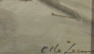 Adriaan Terhell - Gouache, Botters op het strand kopen? Bied vanaf 35!