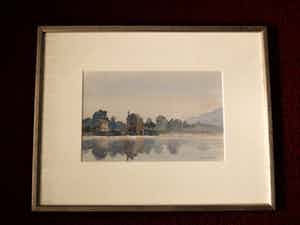Michiel Kranendonk - Ruudt Wackers Academie - Sfeervolle AQUAREL "Sluis bij Mayenne" verkocht voor € 1!