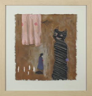 Liesbeth Rahder - Zeefdruk, Zonder titel - Ingelijst kopen? Bied vanaf 35!