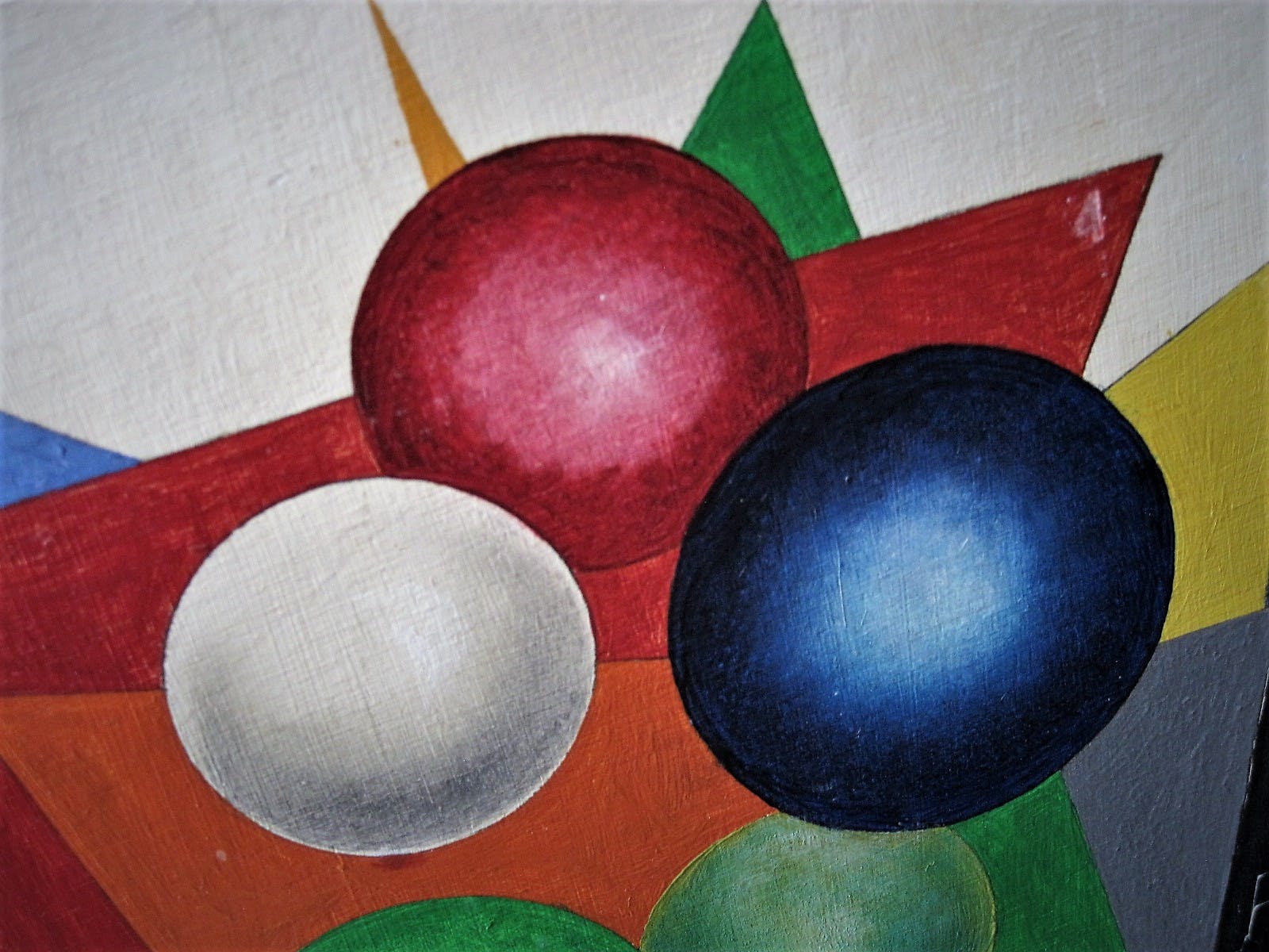 Niet of onleesbaar gesigneerd - Hollands POPart schilderij "Bubblegum" gesigneerd Jack de Nijs 1972 kopen? Bied vanaf 1!