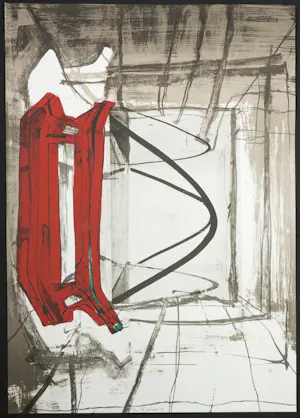 Eva Durlacher - Litho, Het podium is weer open kopen? Bied vanaf 1!