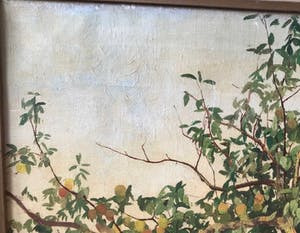 Paul van der Ven - De appelboom schilderij 1953 kopen? Bied vanaf 75!