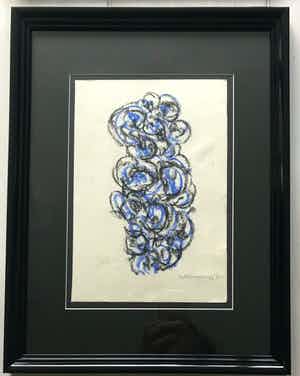 Theo Wolvecamp - Abstracte compositie verkocht voor € 325!