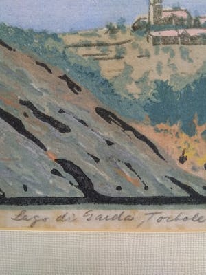 Karl Schmidt-Wolfratshausen - "Lago di Garda, Torbole" (ca. 1920) kopen? Bied vanaf 25!