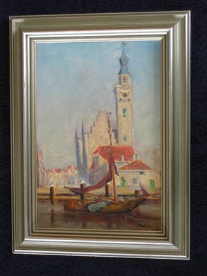 Buy Maurice Sijs - Zicht op Veere (Zeeland).? Bid from 395!