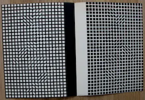 Victor Vasarely - Transparante geometrische zeefdruk: "De Bijenkorf" - 1970 kopen? Bied vanaf 125!