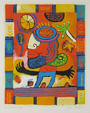 Clemens Briels - Zeefdruk, The Convertible Feeling - Ingelijst (Groot) kopen? Bied vanaf 100!