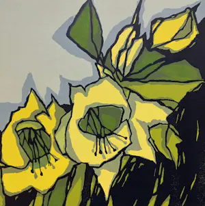 Fon Klement - Fleurs, hoogdruk boardsnede kaufen? Bieten Sie von 95!