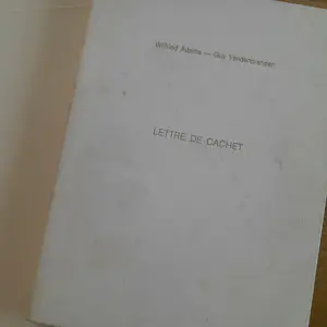 Guy Vandenbranden - lettre de cachet kopen? Bied vanaf 795!
