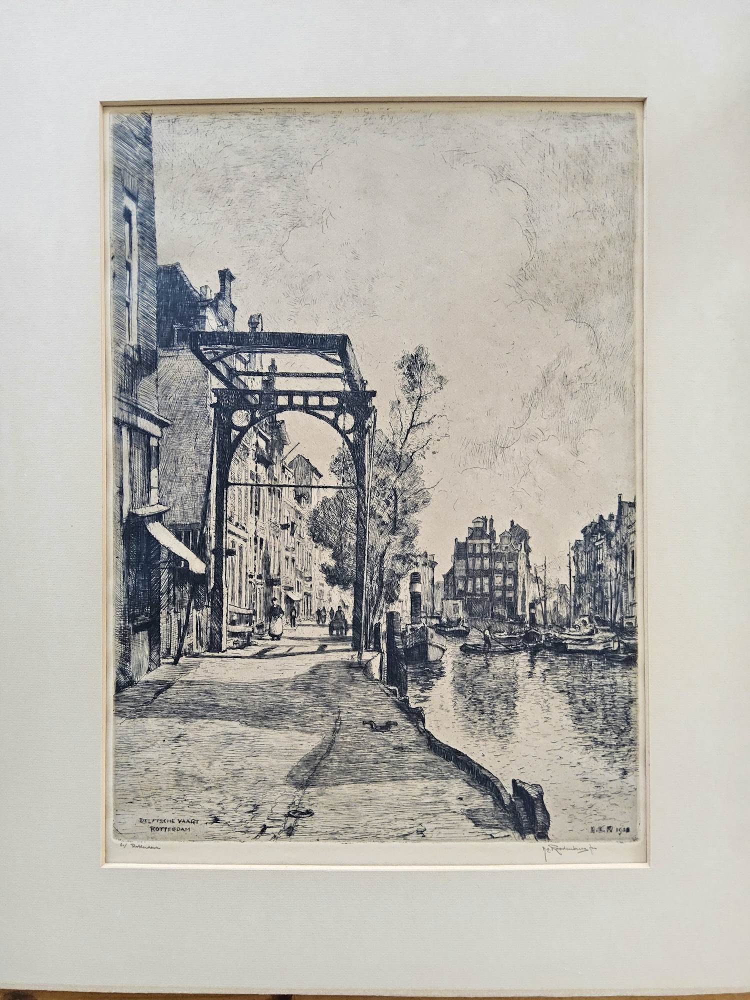 Hendrikus Roodenburg - Delfsche vaart bij Rotterdam kopen? Bied vanaf 55!