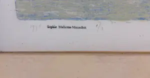 Sophie Mellema - Zeefdruk op papier, Geruite blouse - Ingelijst (Zeer groot) kopen? Bied vanaf 100!