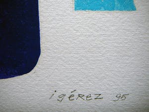 Lex Heijligers - Man met vogels -monotype tweeluik 1995- kopen? Bied vanaf 65!