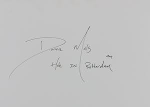 Donnie Molls - Gemengde techniek op doek, Hole in Rotterdam - Ingelijst kopen? Bied vanaf 1!