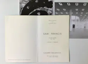 Sam Francis - Twee originele persfoto's Duitsland - 1993 kopen? Bied vanaf 58!