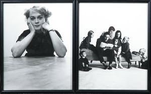 Paul Huf - Foto, lot van twee los ingelijste portretten van o.a. Elize Homans kopen? Bied vanaf 1!