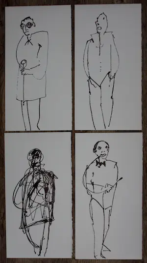 Constant - Portfolio met 25 werken: Les Visiteurs du Vermissage - 1987 kopen? Bied vanaf 399!