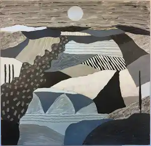 Ronald Boonacker - Acryl op doek, Night sky verkauft für € 200!