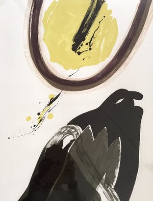 Lei Molin - Gesigneerde litho, vogel, ingelijst ( groot) kopen? Bied vanaf 145!