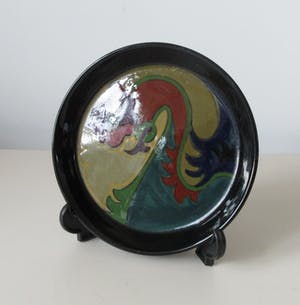 Plateelbakkerij Zuid-Holland - Twee glansplatelen schotels uit 1922 kopen? Bied vanaf 35!