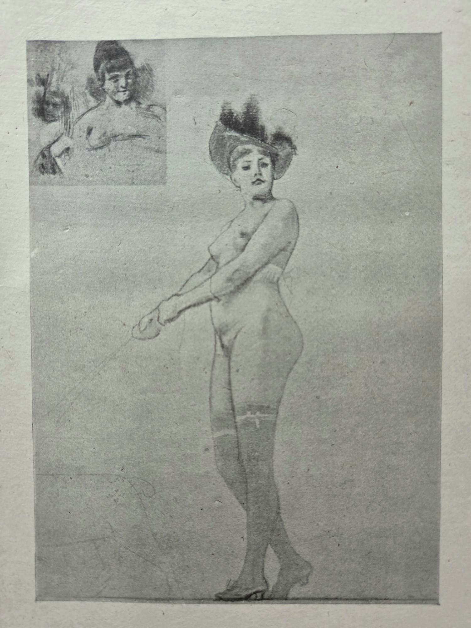 Felicien Rops - Etude pour la Pornocrates. 1905. kopen? Bied vanaf 89!