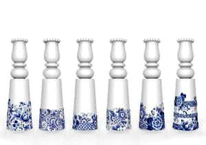 Marcel Wanders - Marcel Wanders vaas nummer 1 t/m 6 complete collectie verkocht voor € 180!