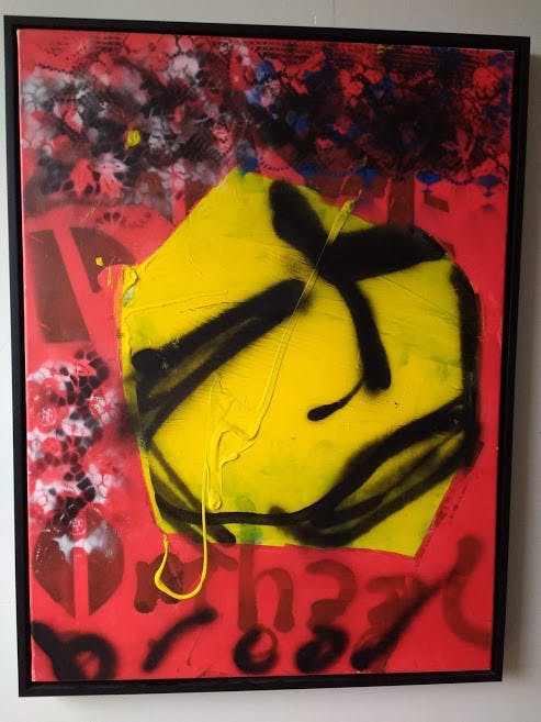 Herman Brood - schilderij, omhaal, gesigneerd en ingelijst +HBM certificaat kopen? Bied vanaf 1800!