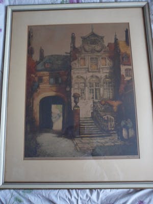 Alfred van Neste - Kleuren ets, titel onbekend kopen? Bied vanaf 30!