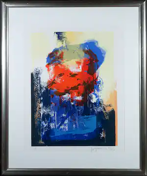 Robbert Fortgens - Zeefdruk, Zonder titel - Ingelijst vendu pour 50€ !