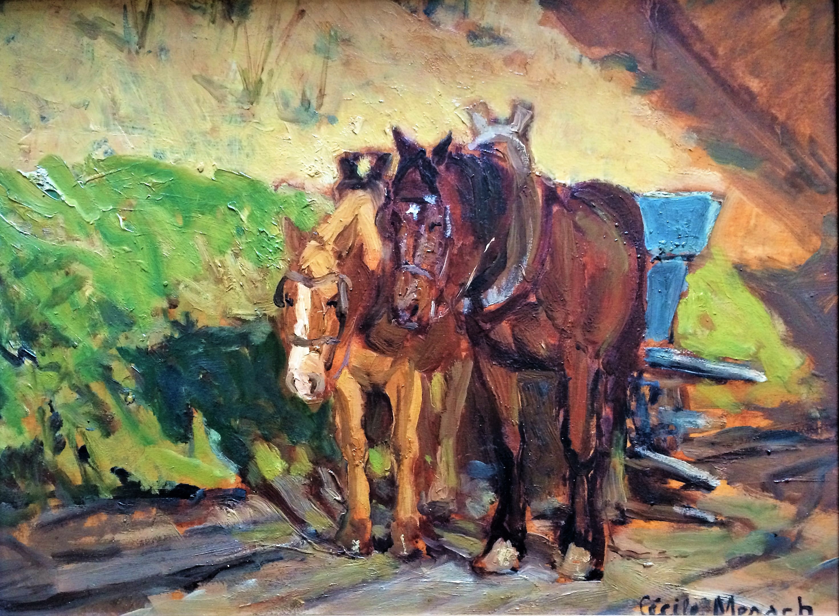 Cécile Mersch - Trekpaarden met kar kopen? Bied vanaf 129!