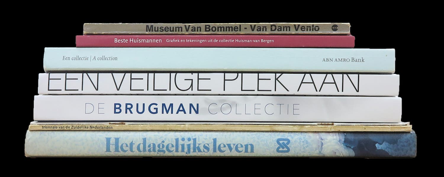 Various Artists Books - Lot van 8 kunstboeken! over collecties & tentoonstellingen verkocht voor € 1!
