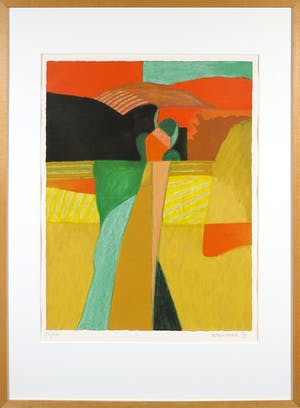 Jeroen Krabbé - Zeefdruk, Zonder Titel - Ingelijst kopen? Bied vanaf 150!