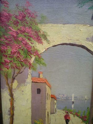 Jan Ernens - Doorkijk bij de Middellandse Zee kopen? Bied vanaf 30!