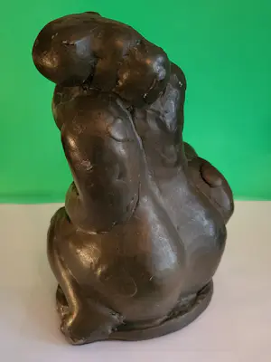 Nic Jonk - Moeder en kind - Gepatineerd aardewerk kopen? Bied vanaf 125!