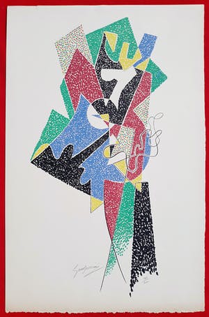 Gino Severini - Manifesto per la Galerie Berggruen, litho kopen? Bied vanaf 675!