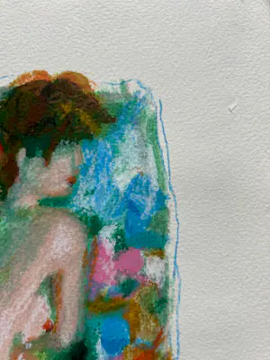 Annemarie de Groot - Cassette 4 verschillende zeefdrukken - Naakt in de tuin kopen? Bied vanaf 50!