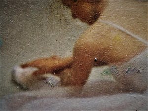 Niet of onleesbaar gesigneerd - Knap geschilderd jaren 50 impressionistisch olieverf "zittende Ballerina" kopen? Bied vanaf 1!