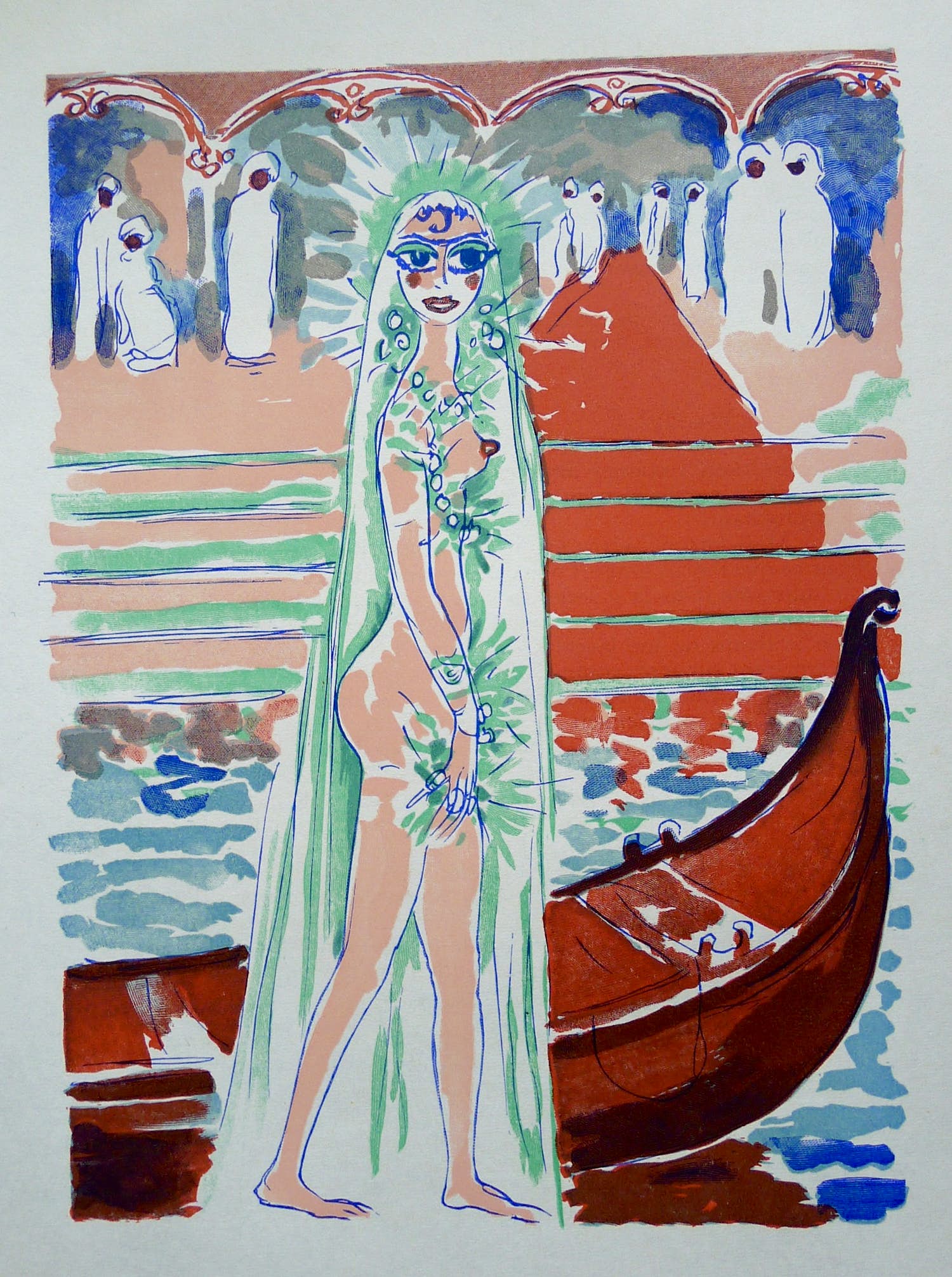 Kees van Dongen - Gravure 1001 nacht:'Gerbe-de-Perles aborde au palais' kopen? Bied vanaf 30!