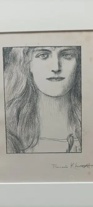 Fernand Khnopff - Une tête en face kopen? Bied vanaf 75!