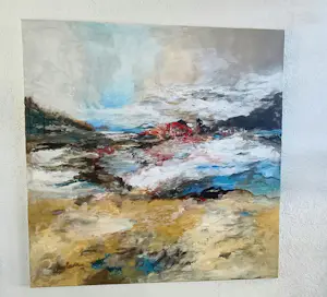 Onbekend - 100x100 abstract Landscape kopen? Bied vanaf 80!