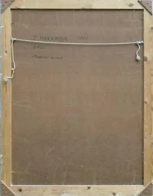 Jenny Makkinga - 'baadster in rood' kopen? Bied vanaf 540!